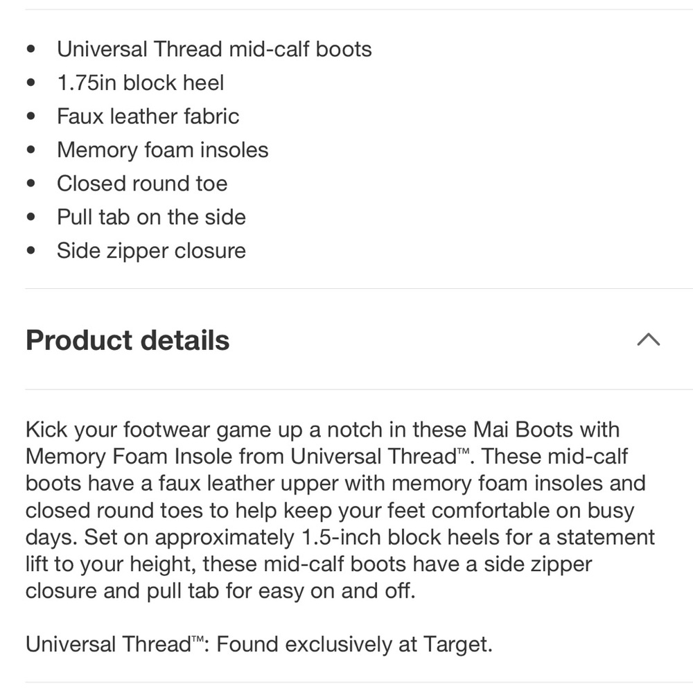 Universal Thread Tan “Mai” Knee High Boots - Picture 4 of 4